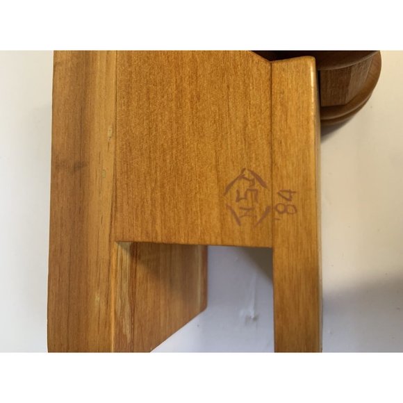 Vintage handmade Wood Firetruck Engine Toy SIGNED DATED - Picture 13 of 16